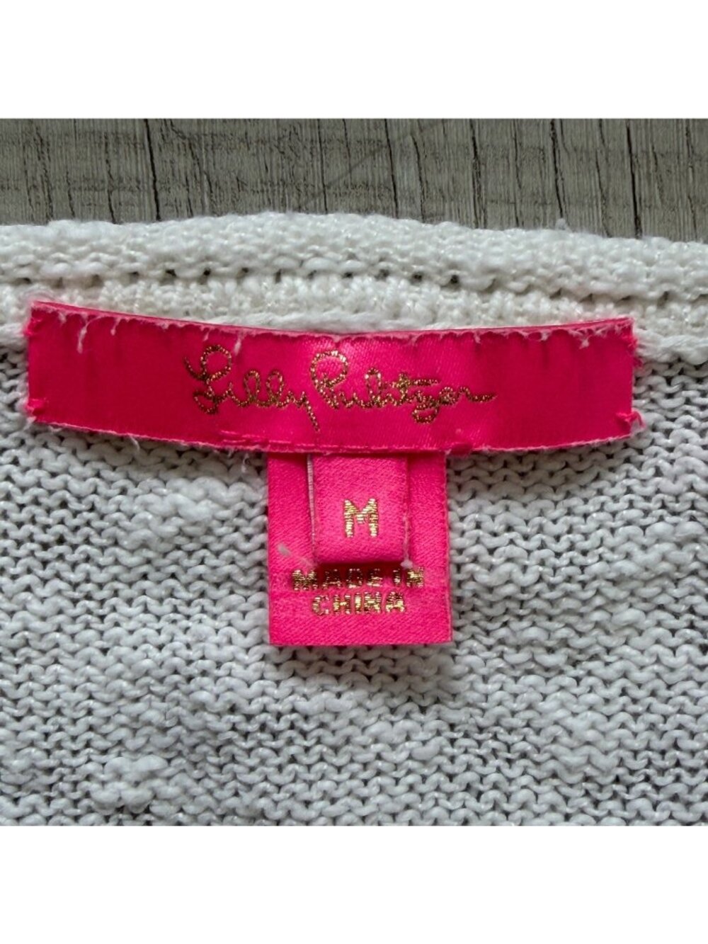 Lilly Pulitzer Sz M Lightweight Pullover Sweater Set of 2 Danette Sunny Paradise - Picture 5 of 13